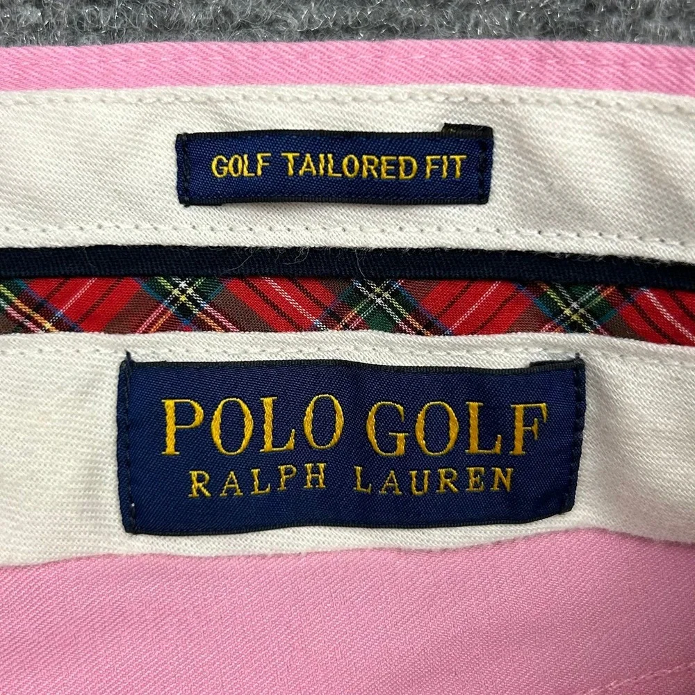 Polo Golf Ralph Lauren Pants Mens 30x30 Pink Tailored Fit Cotton Twill Stretch